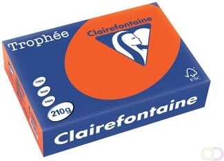 Clairefontaine TrophÃÂ©e Intens A4 210 g 250 vel kardinaalrood